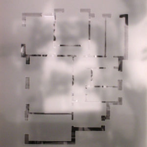 Suite 5 - 2005, poliestere ritagliato su fotografia, cm. 30x15